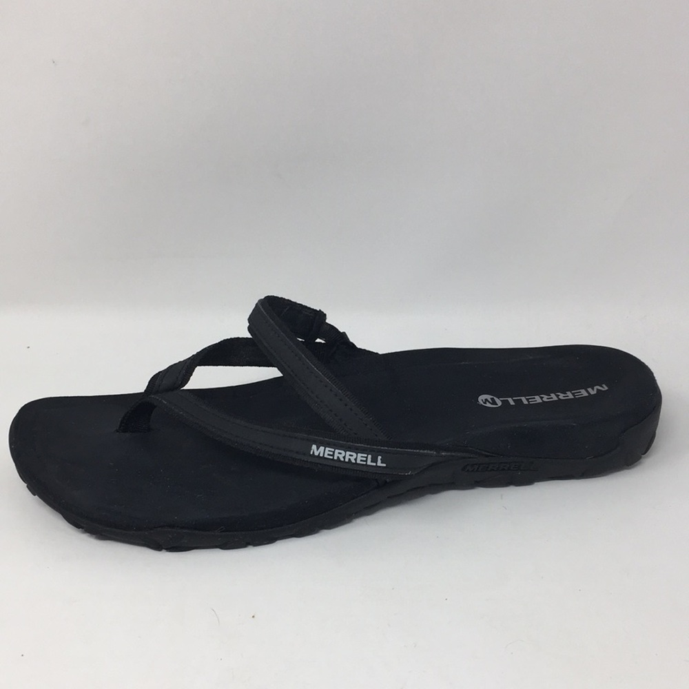 Merrell Black Sandals Flip Flops Women’s size 10